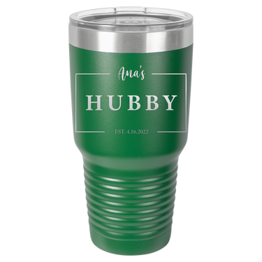 Hubby Anniversary 30oz Ringneck Tumbler